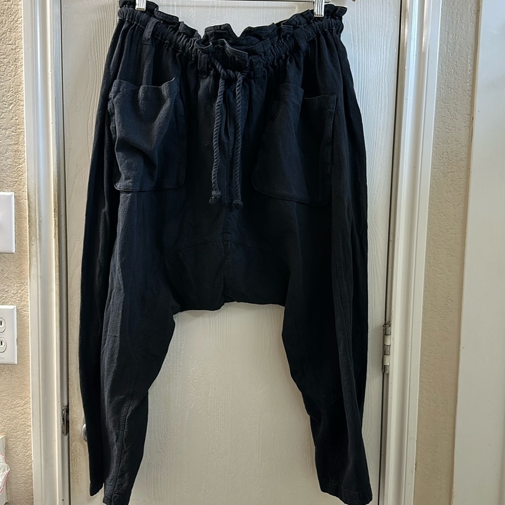 Free People Black Harem Style Pants
